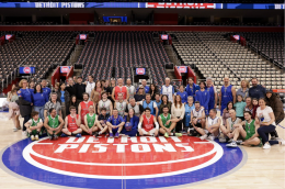 A Detroit si festeggia il Made in Italy in occasione dell’ultima partita in casa dei Pistons
