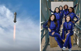 Blue Origin, successo primo volo spaziale al femminile: a bordo Katy Perry e Lady Bezos 