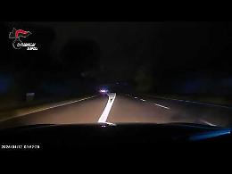 Contromano per 10 chilometri, arrestato dai carabinieri