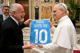 Gli azzurri dal Papa: «Complimenti per questa vittoria, una festa per Napoli»