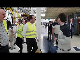 Il Ceo di Stellantis Antonio Filosa visita Mirafiori