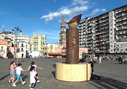 C'è Pinocchio in piazza Mercato, inaugurata l'installazione di Jori 