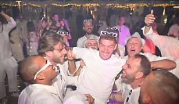 Parata di campioni per il party di lady Spinazzola