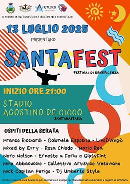 “Santafest”, domenica di festa e solidarietà a Sant'Anastasia