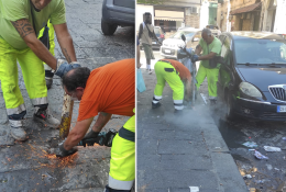 Municipalità 2, rimossi paletti e fioriere abusivi