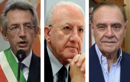 Manfredi terzo sindaco più amato, De Luca settimo tra i governatori