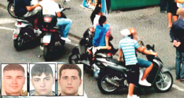 Una super “scorta” per il boss, nove moto in corteo tra i vicoli