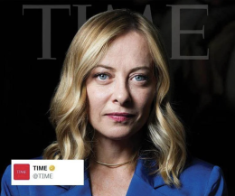 Giorgia Meloni sulla copertina del Time