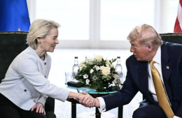 Dazi, accordo Usa-Ue: l'annuncio di Trump e von der Leyen