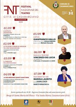 Al via la quindicesima edizione del Festival Nazionale del Teatro