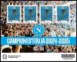 Napoli campione d’Italia: ecco il francobollo celebrativo