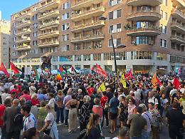 Napoli in piazza per sostenere Gaza