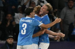 Napoli-Sporting Lisbona 2-1, nel segno di Kevin & Rasmus