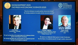 Nobel per l'Economia a Mokyr, Aghion e Howitt
