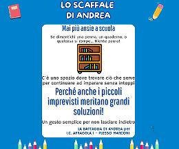 Venerdì ad Afragola si inaugura “Lo scaffale di Andrea”