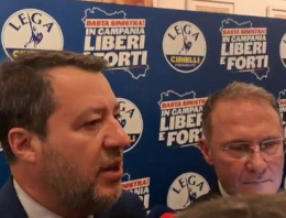 Salvini a Napoli: «La Lega avrà un risultato storico»