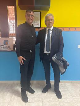 Librandi da don Merola  per il “Cantiere della Legalità”