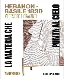 “La materia che punta al cielo”, Odo Fioravanti ospite di Hebanon Basile 1830
