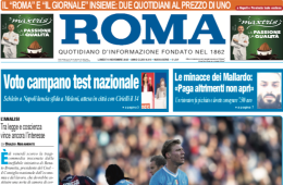 Rapina a mano armata, oggi il “Roma” non è in edicola