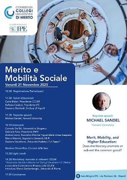 Michael Sandel relatore al Centro Studi IPE 