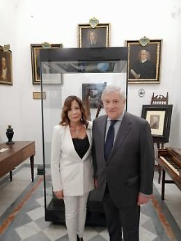 Tajani in visita al Conservatorio San Pietro a Majella