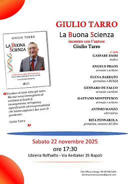 “La Buona Scienza”, il nuovo libro di Giulio Tarro 