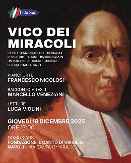 &ldquo;Vico dei miracoli&rdquo;, in scena la vita visionaria di Vico