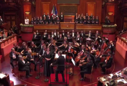 L'orchestra del San Carlo incanta l'aula del Senato