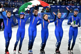 Milano Cortina, Italia d&rsquo;oro nella staffetta mista Short Track
