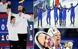 Milano Cortina, altre due medaglie per l'Italia: oro nella staffetta mista short track e bronzo nel curling