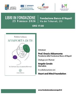 Libri in Fondazione:  presentazione del volume &ldquo;M&rsquo;importa di te&rdquo; di Fabrizio Lobasso