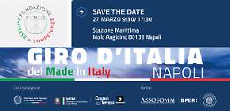 "Giro d&rsquo;Italia del Made in Italy&rdquo;, prima tappa a Napoli