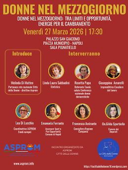 &ldquo;Donne nel Mezzogiorno&rdquo;, dibattito a Palazzo San Giacomo 