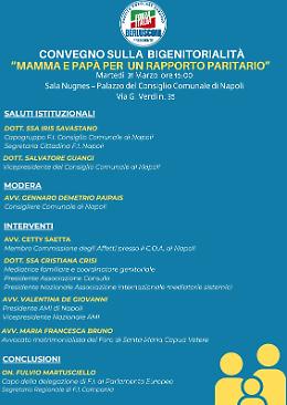 &ldquo;Mamma e pap&agrave; per un rapporto paritario&rdquo;