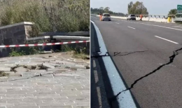 Frana a Petacciato, Italia divisa in due: chiuso un tratto dell'A14, caos su linea ferroviaria