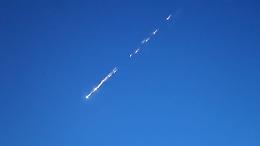 Scia luminosa nei cieli di Campania e Puglia