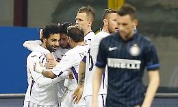 Serie A, grande colpo Lazio <br> La Fiorentina batte l'Inter
