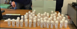 Napoli, i Nas sequestrano mille confezioni di igienizzante