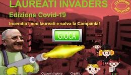 Coronavirus, De Luca con il lanciafiamme protagonista di un videogioco