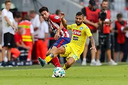 Napoli bello a metà, perde 2-1 contro l'Atletico Madrid