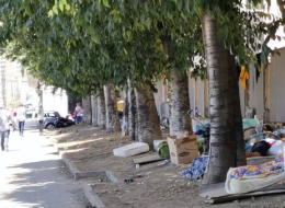 Rimossa la baraccopoli davanti all'ospedale Loreto Mare