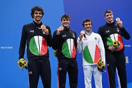 Tokyo 2020, nuoto: Italia bronzo nella 4x100 mista maschile