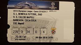 Ecco il tagliando per Benfica-Napoli: più di duemila tifosi azzurri al Da Luz