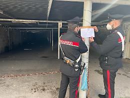 Scampia, sequestrata autorimessa abusiva su terreno demaniale