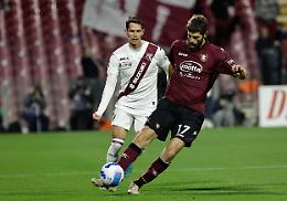 All'Arechi vince il Torino, Salernitana sempre più giù