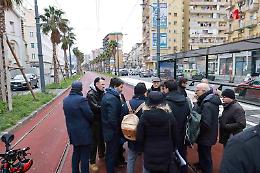 Via Marina e metro, sopralluogo dei commissari europei 