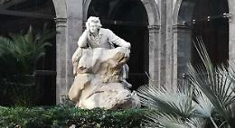 Conservatorio, la statua di Beethoven torna a splendere