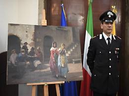 Restituito a Napoli quadro trafugato negli Usa dopo guerra 
