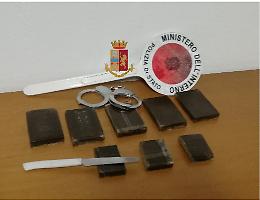 Spaccio sull'arenile di San Giovanni, un arresto