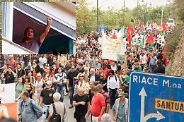 Migliaia a Riace per Mimmo Lucano
